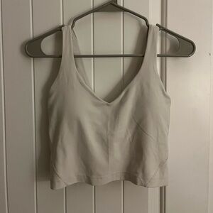 White Lululemon Align Top